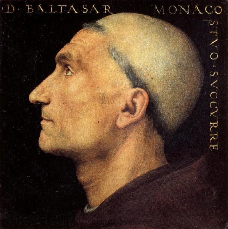 PERUGINO, Pietro Portrait of Baldassare Vallombrosano
